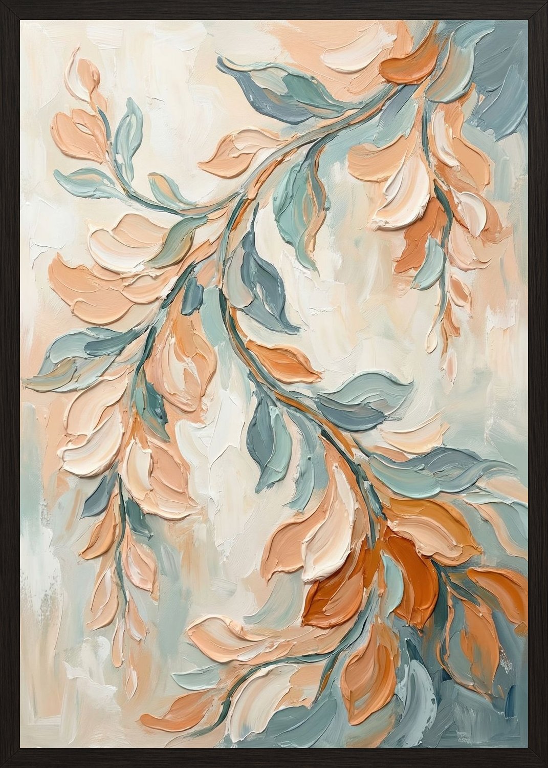 Poster in black frame