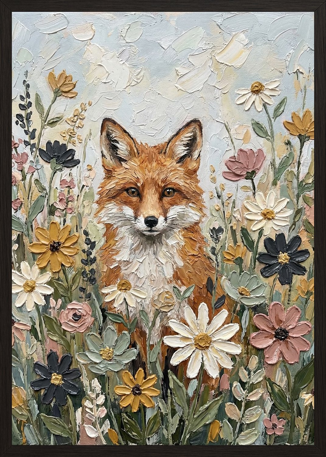 Poster in black frame