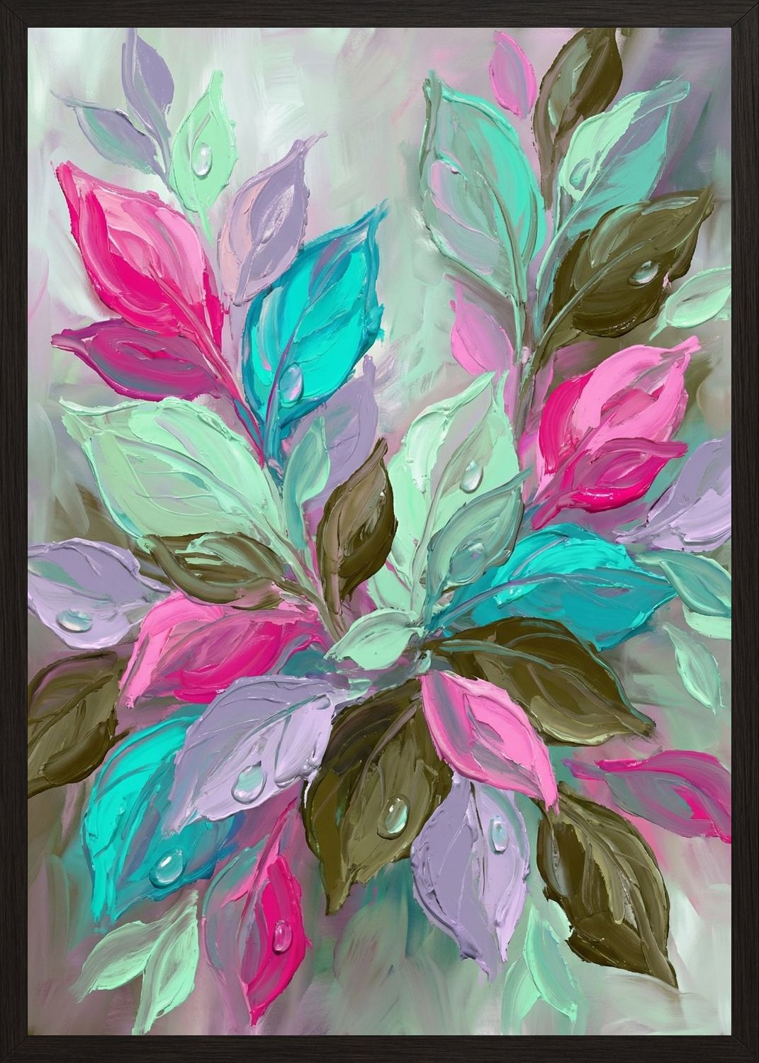 Poster in black frame