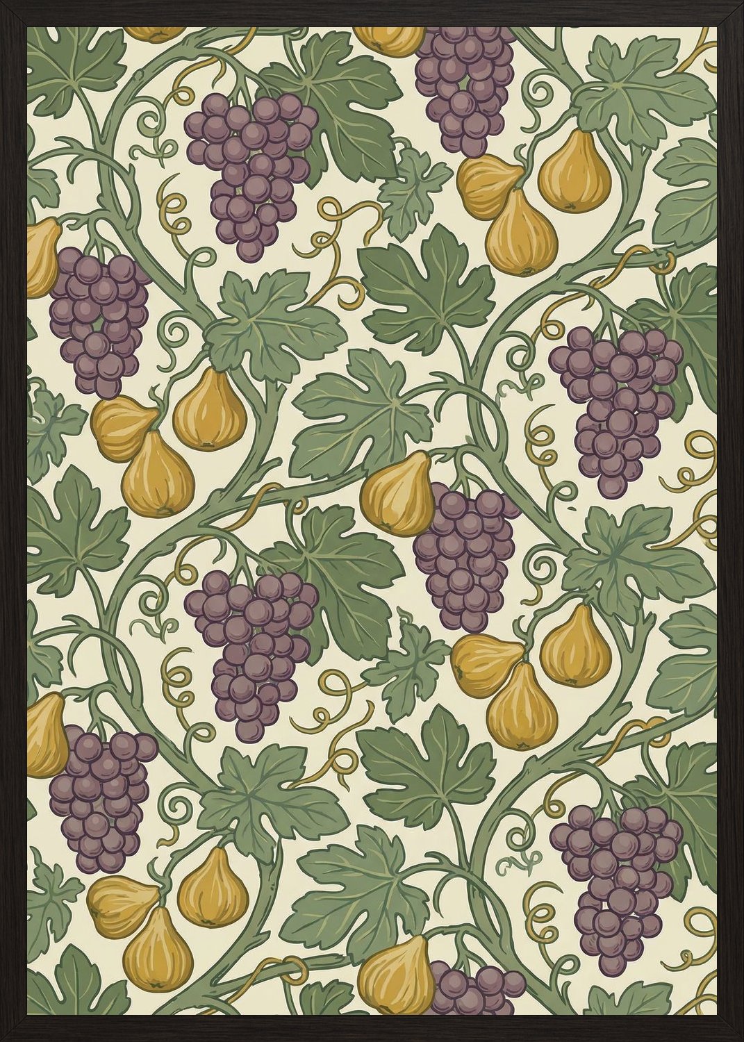 Poster in black frame