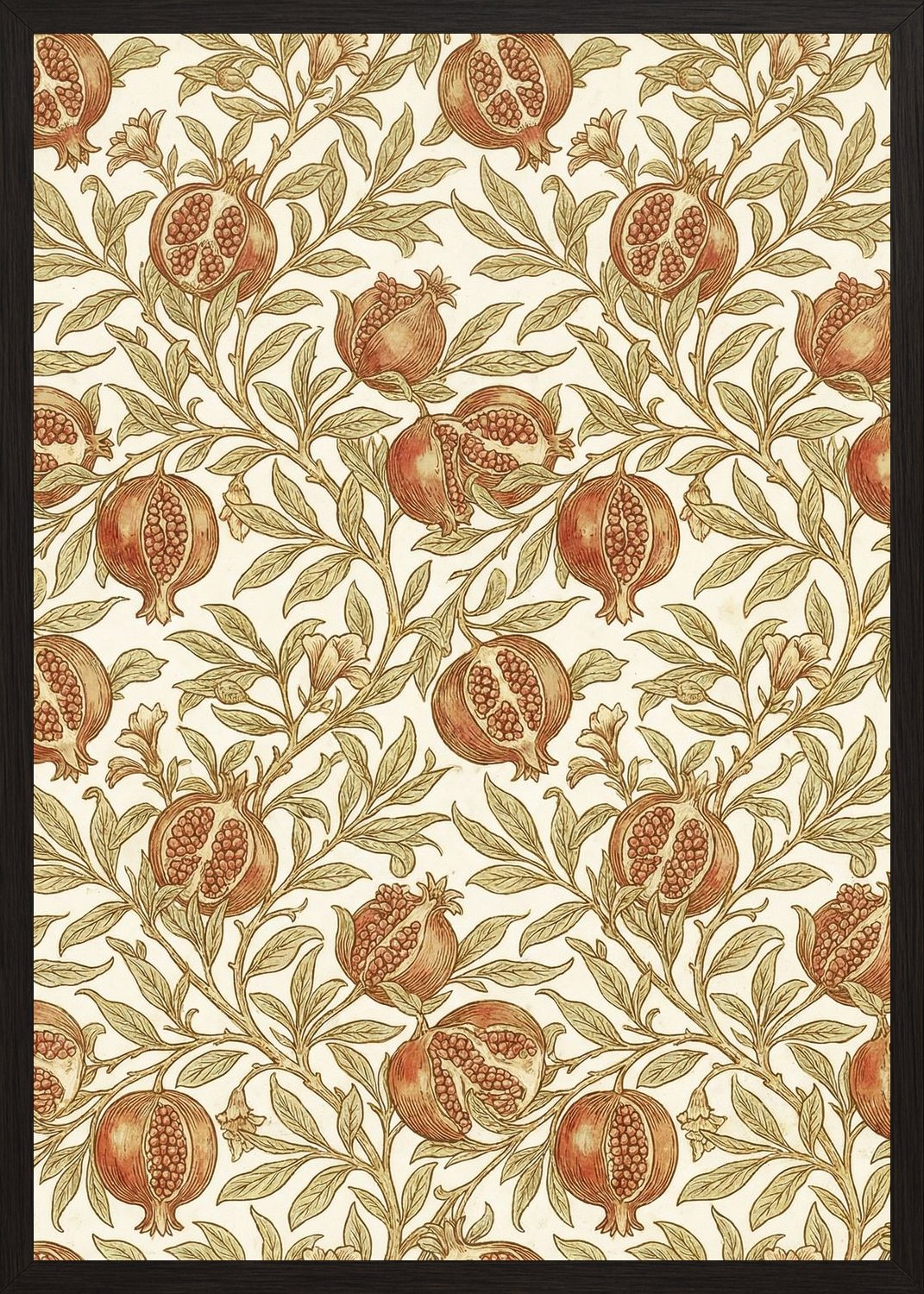 Poster in black frame