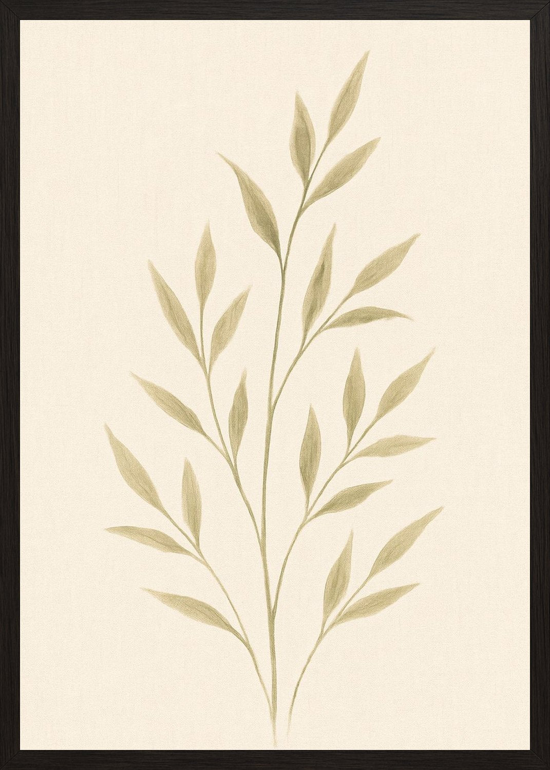 Poster in black frame