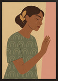 Poster in black frame
