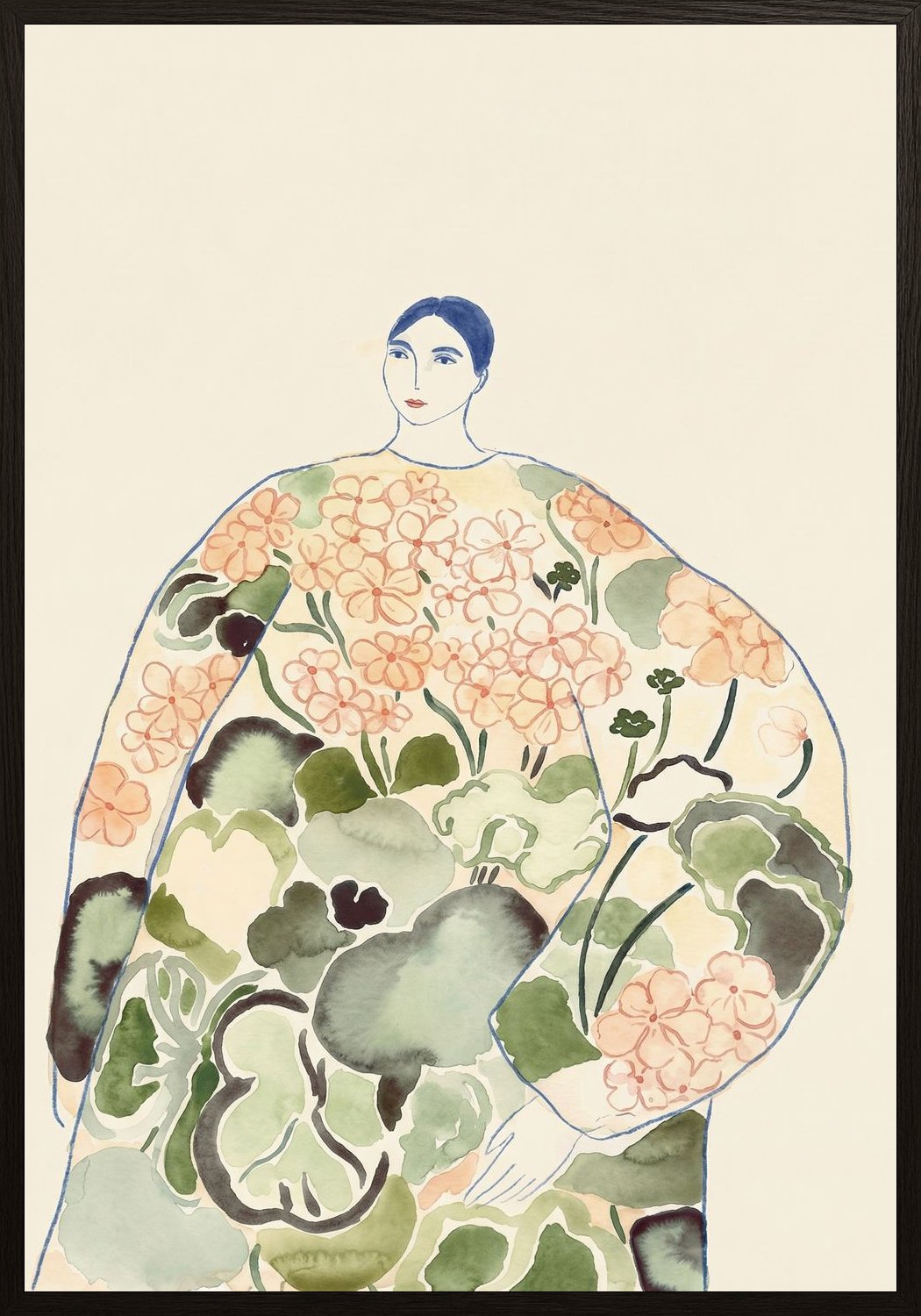 Poster in black frame