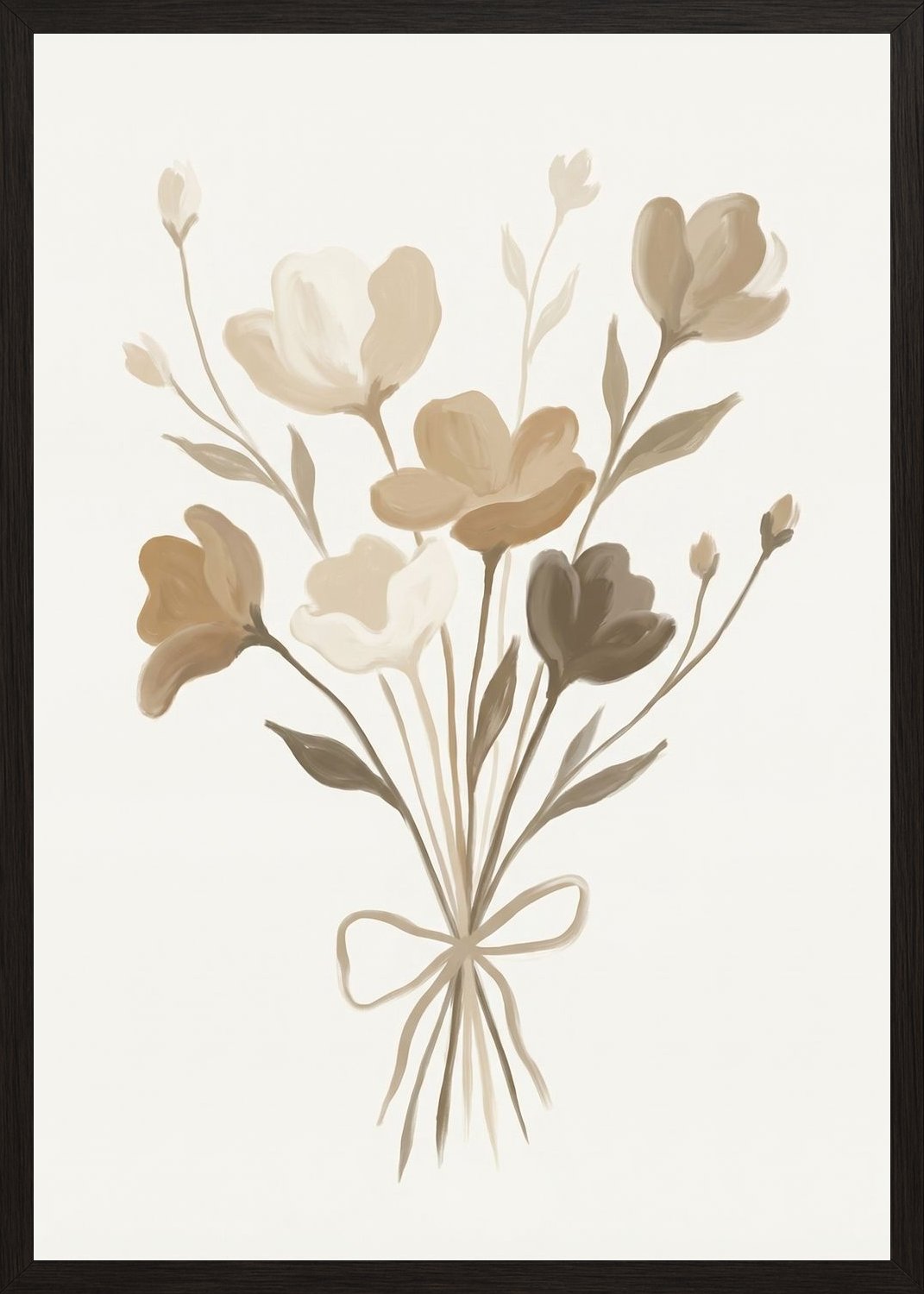Poster in oak frame
