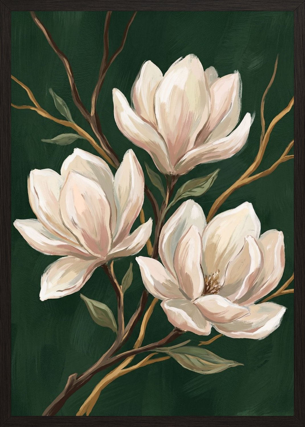 Poster in oak frame