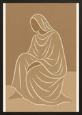 Poster in black frame