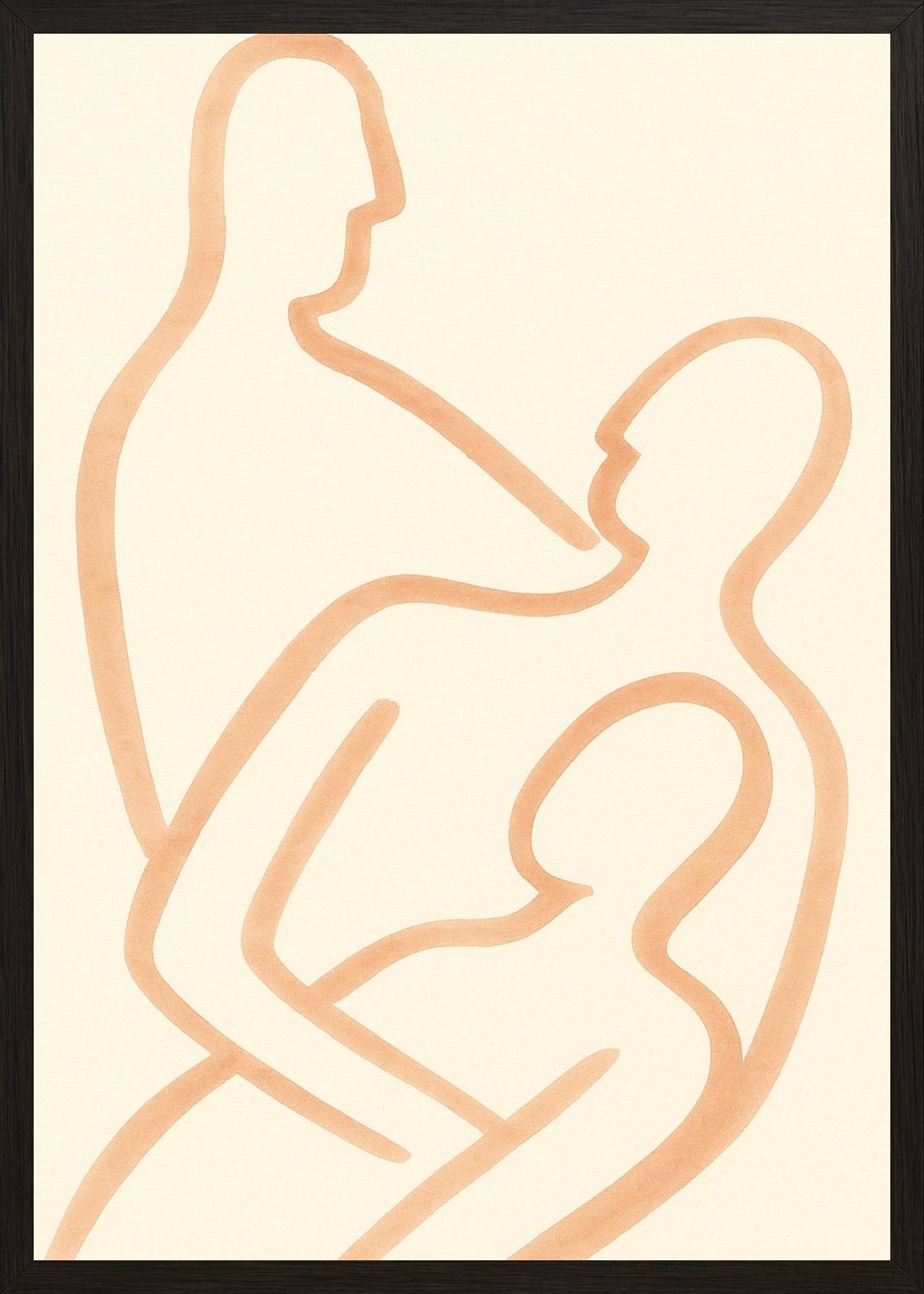 Poster in black frame