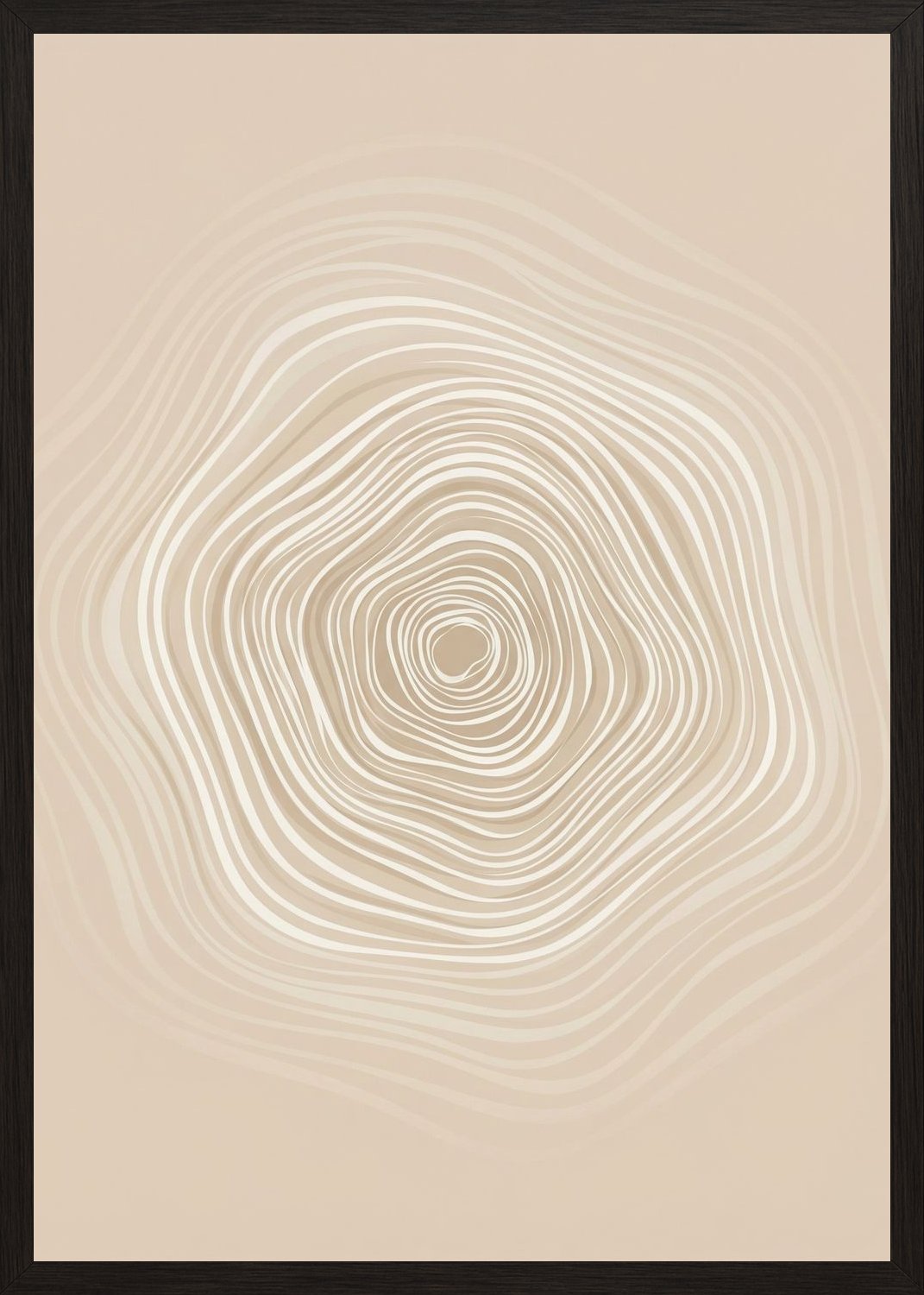Poster in oak frame