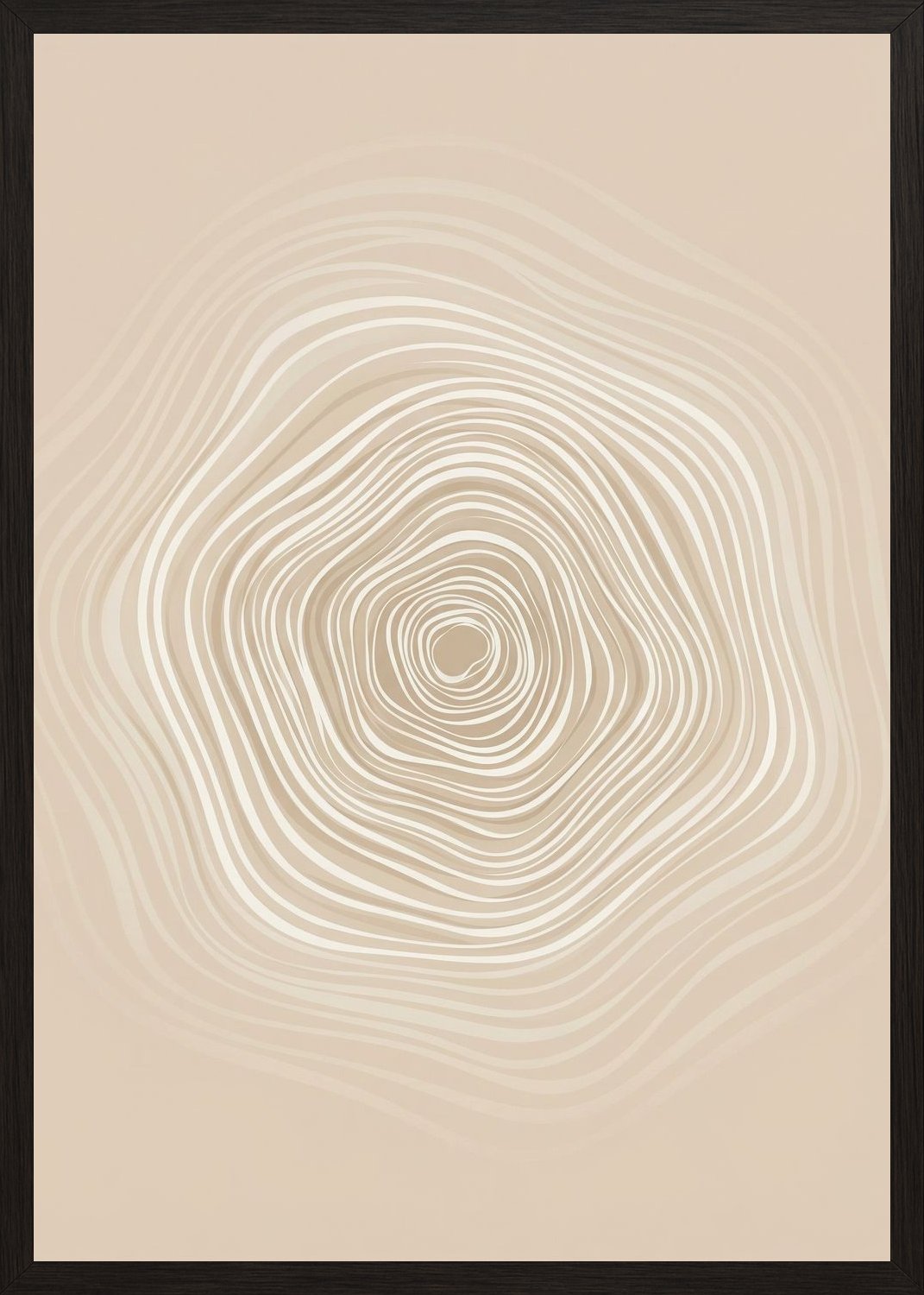 Poster in black frame