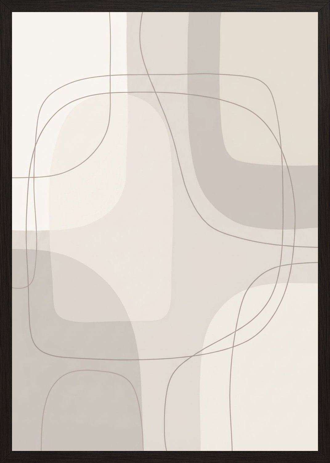 Poster in black frame