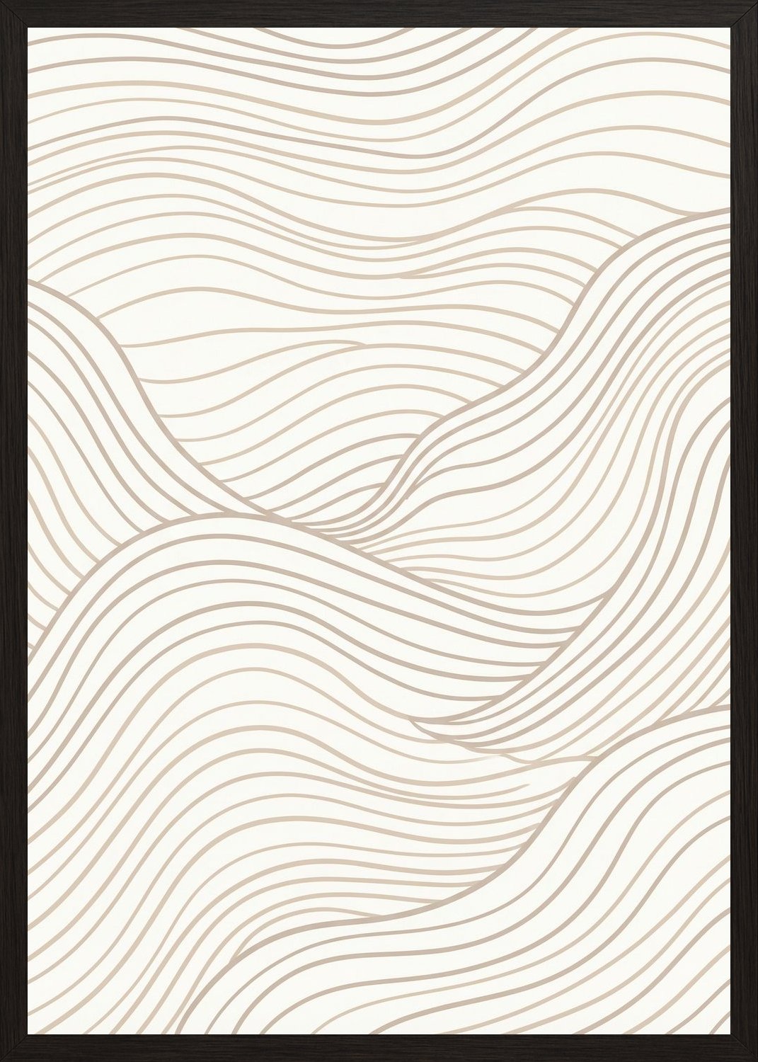 Poster in black frame