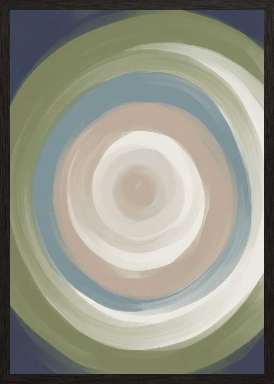 Poster in black frame