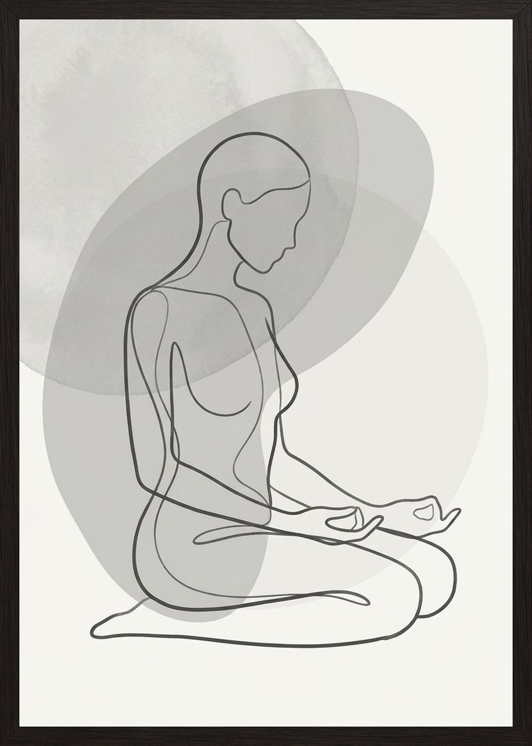 Poster in black frame