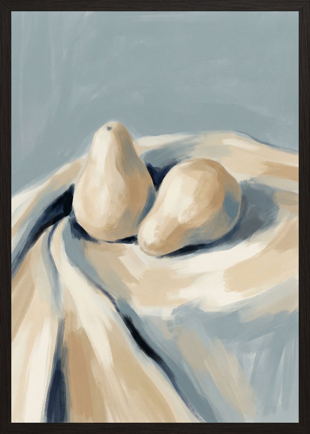 Poster in oak frame