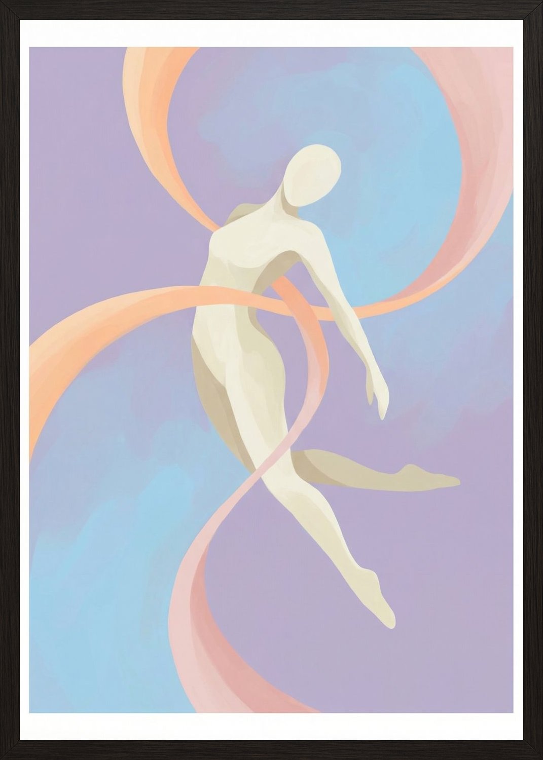 Poster in oak frame