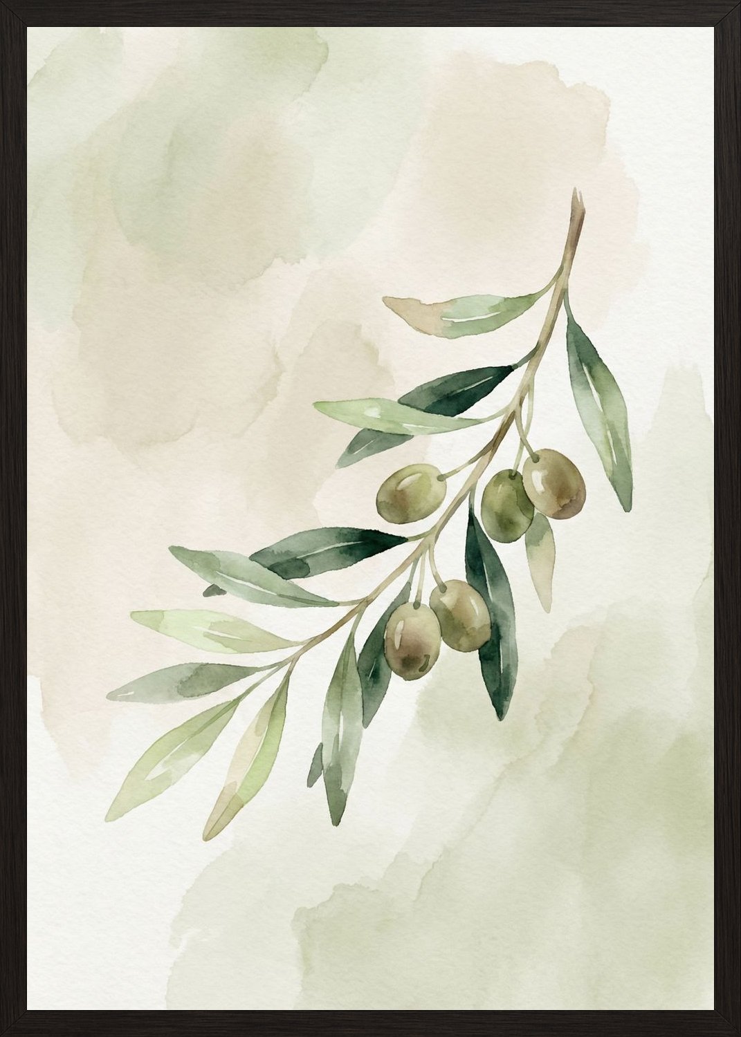 Poster in oak frame