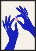 Poster in oak frame