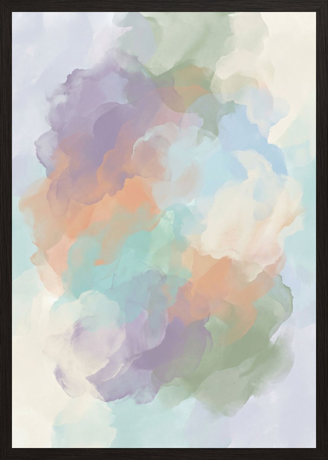Poster in black frame