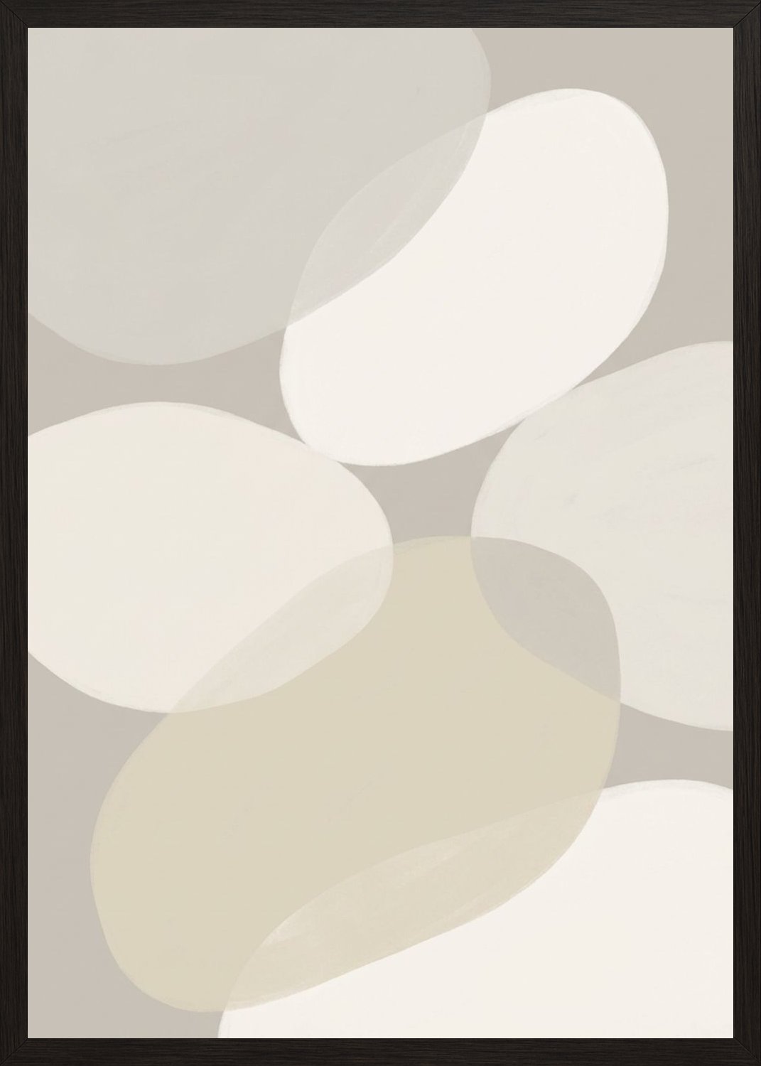 Poster in black frame