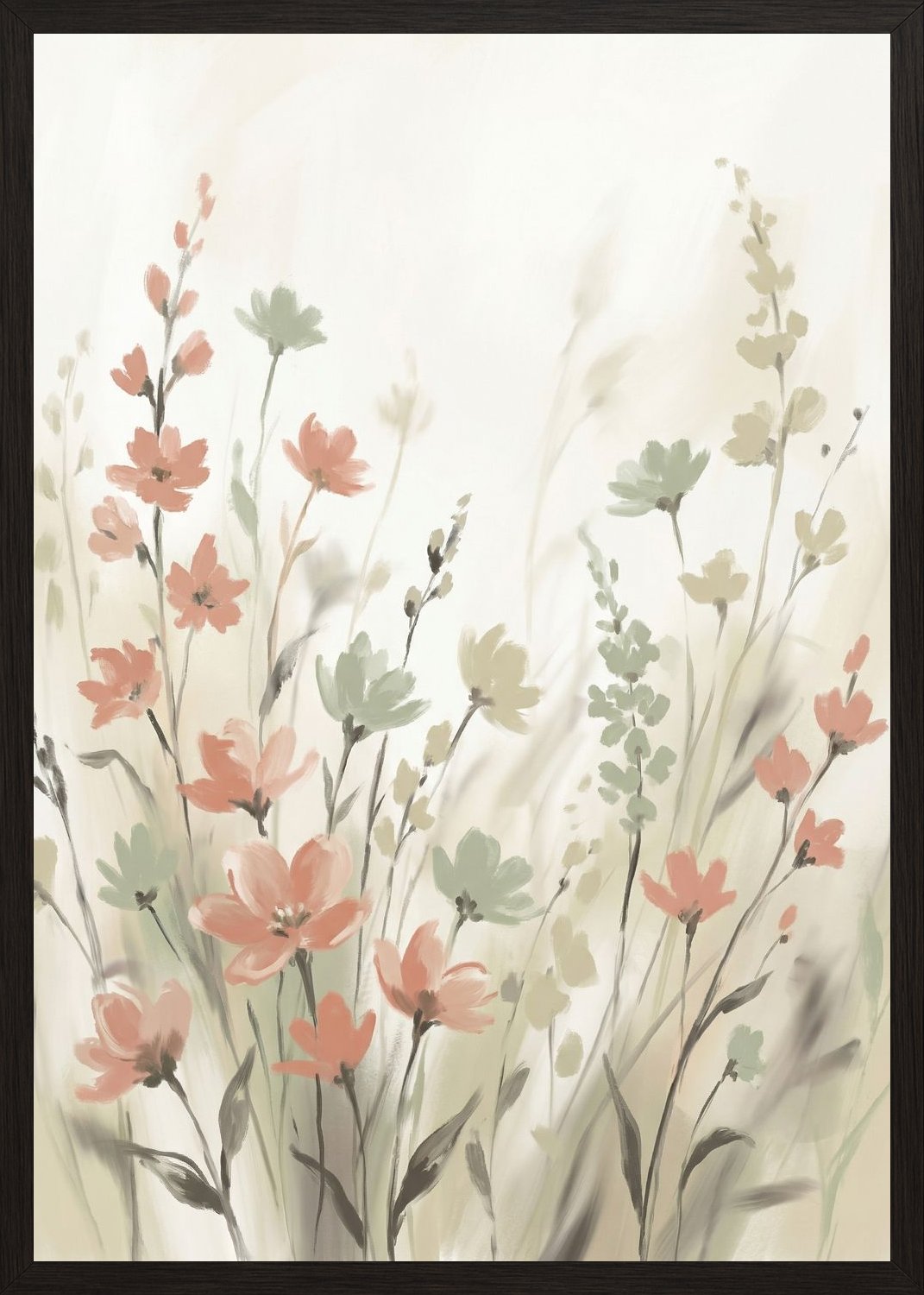 Poster in black frame