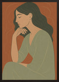 Poster in black frame