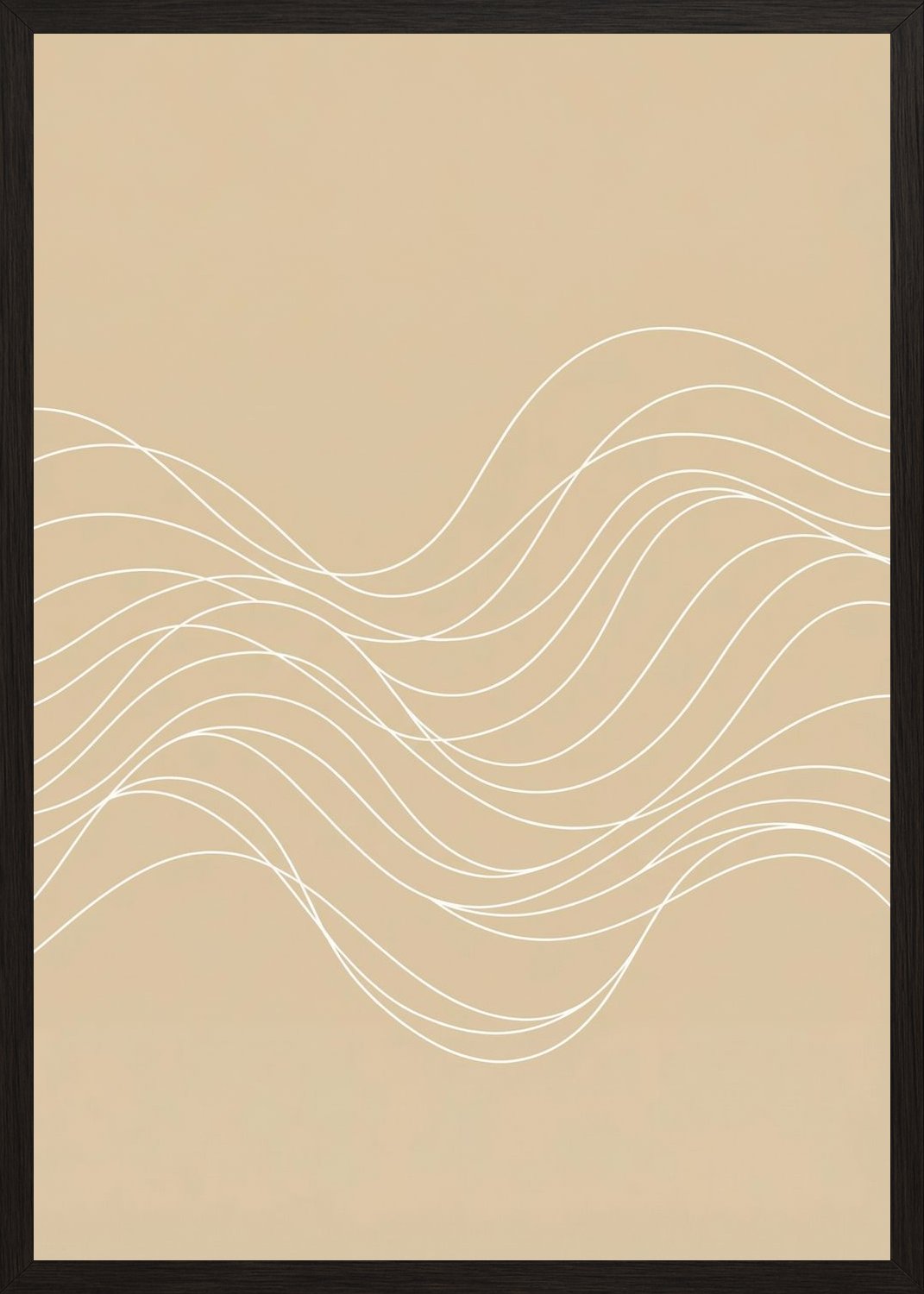 Poster in black frame