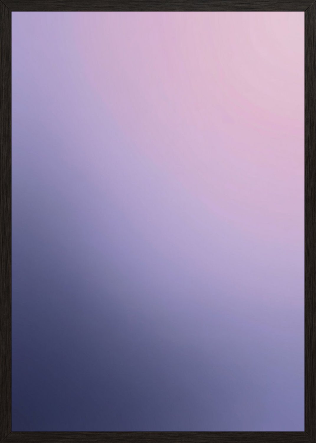 Poster in black frame