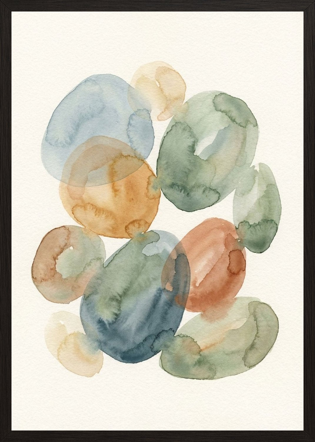 Poster in black frame