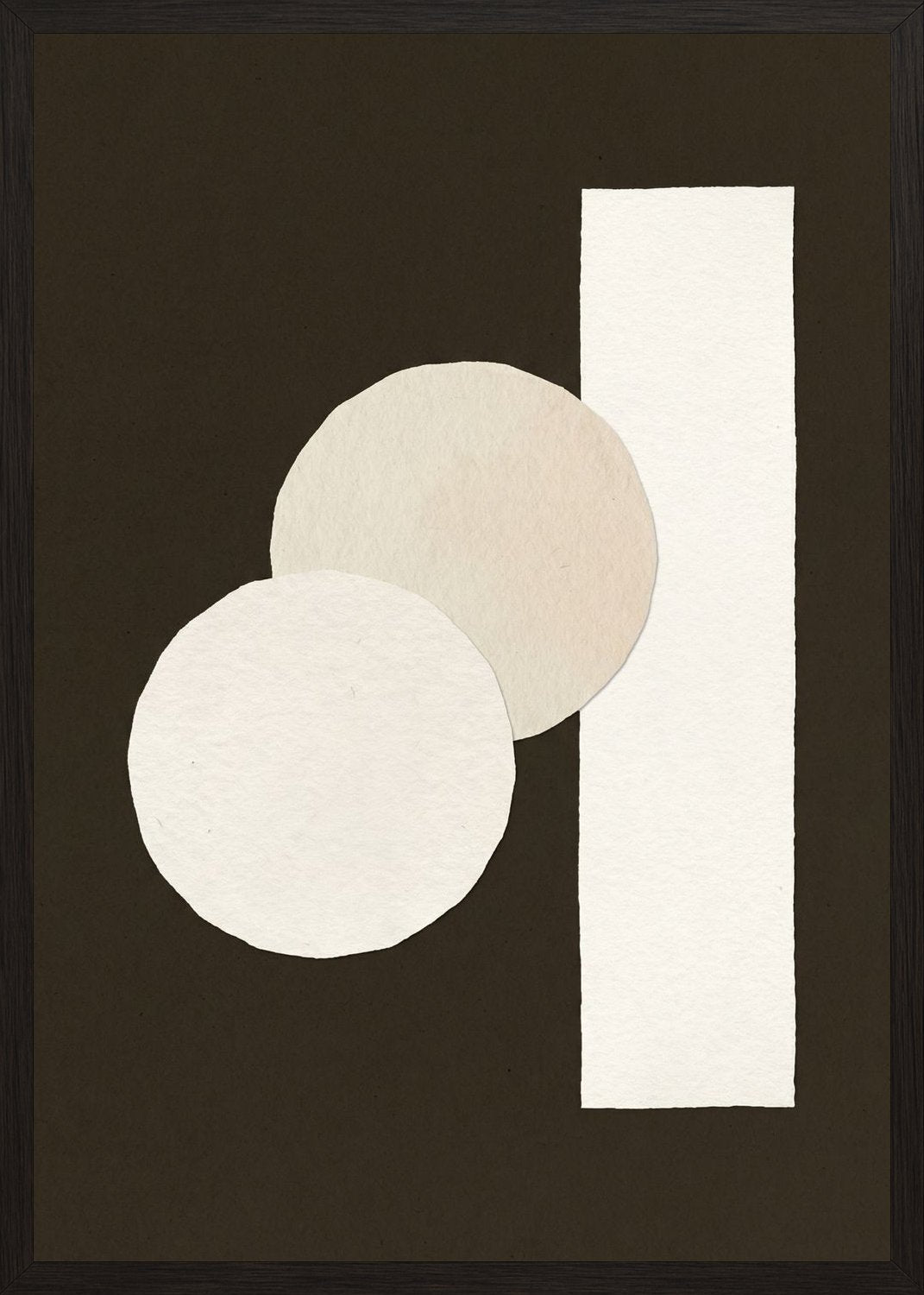 Poster in oak frame