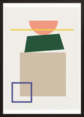 Poster in black frame
