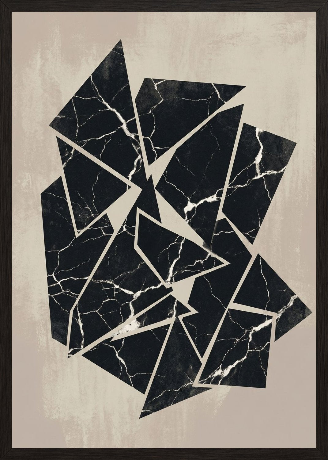 Poster in oak frame