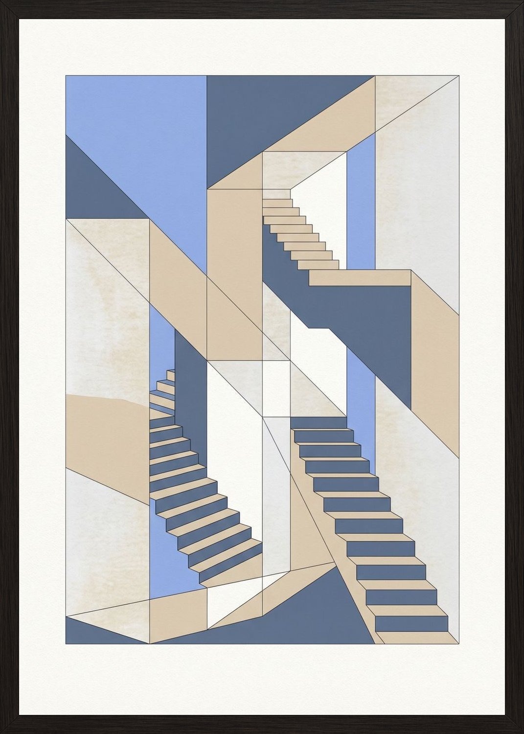 Poster in oak frame
