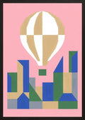 Poster in oak frame