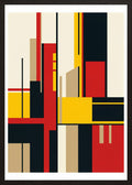 Poster in black frame