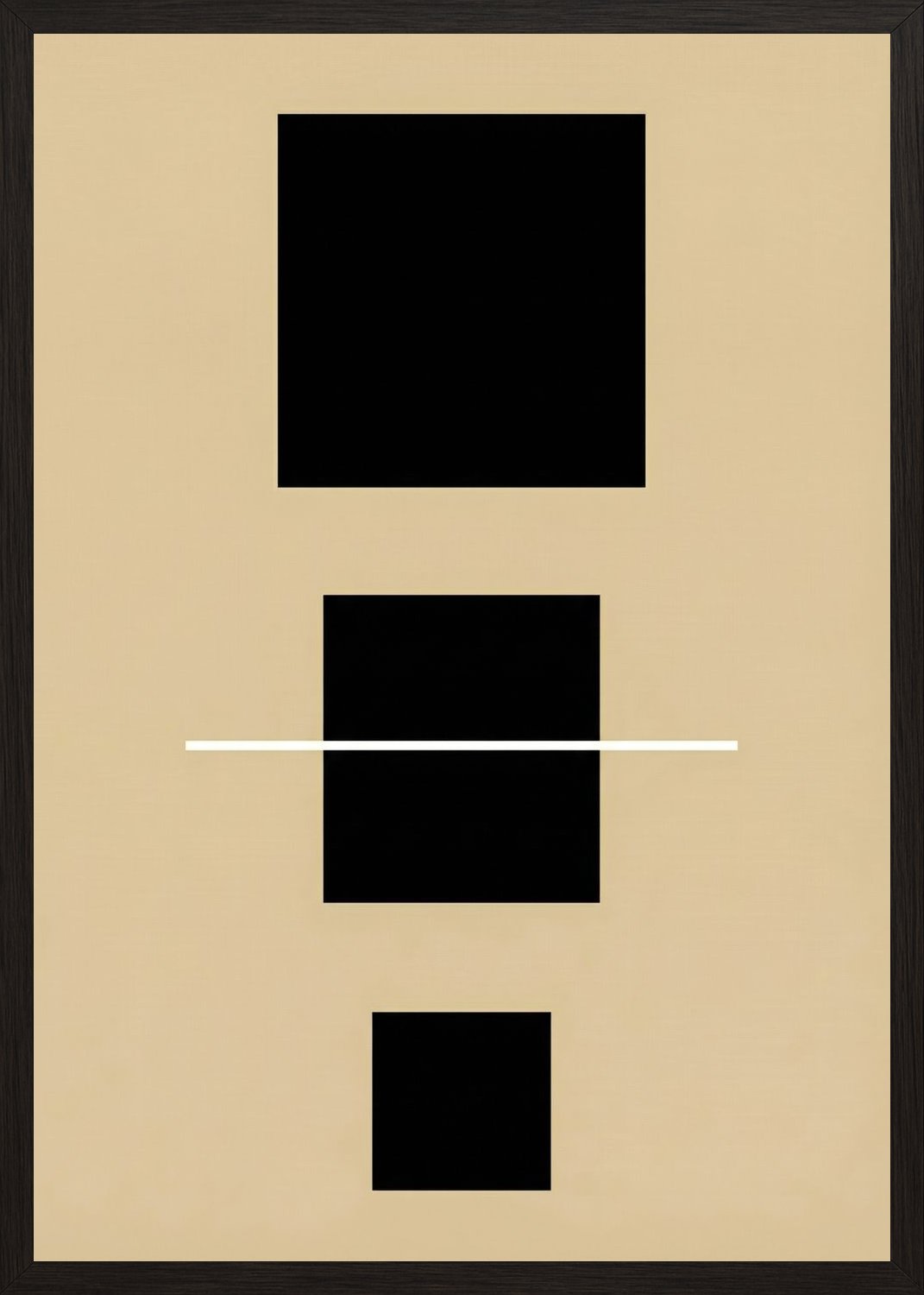 Poster in oak frame