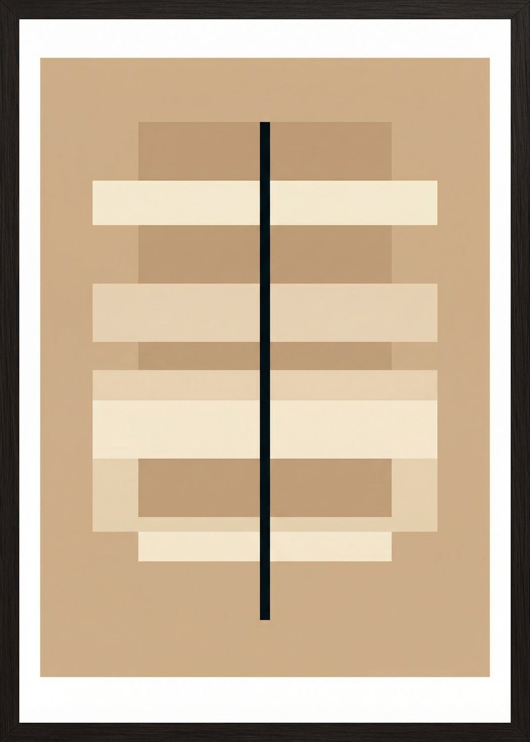 Poster in black frame