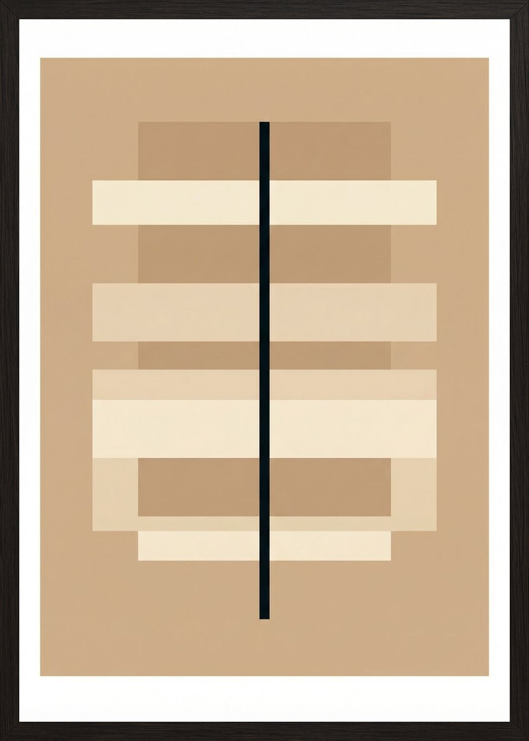 Poster in oak frame