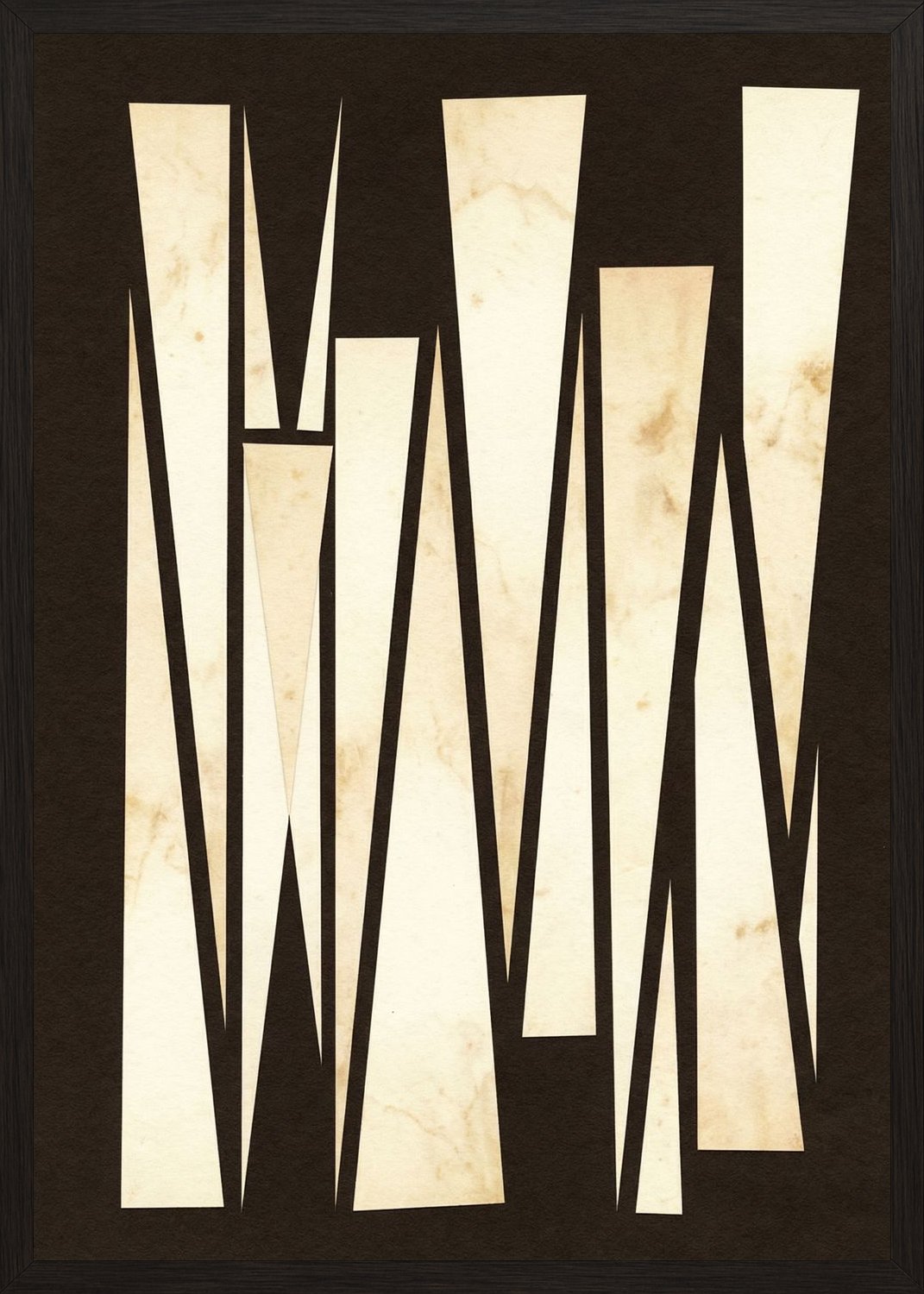 Poster in black frame