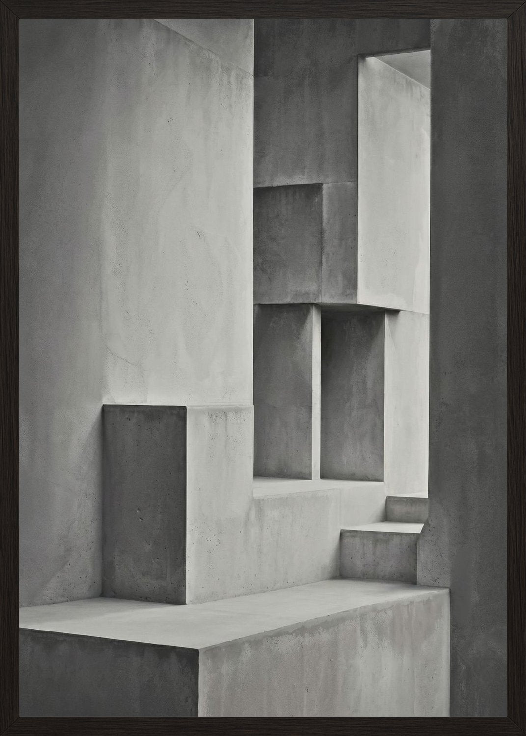 Poster in black frame