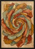 Poster in oak frame