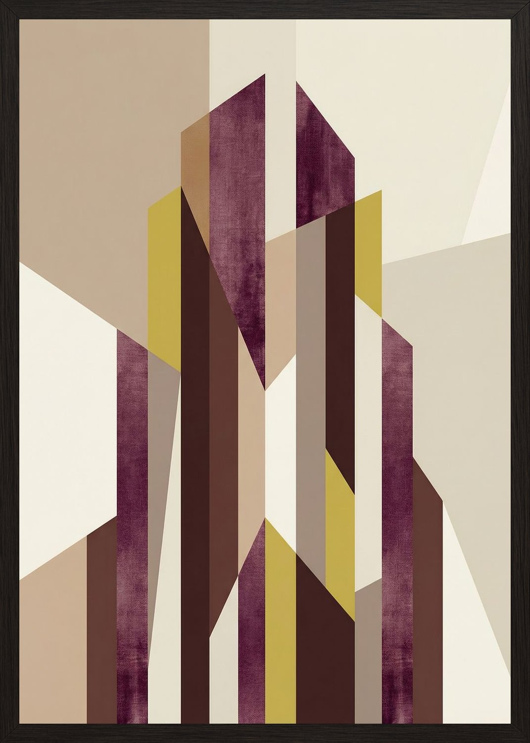 Poster in oak frame