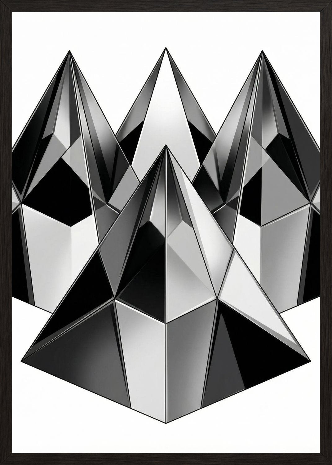 Poster in black frame