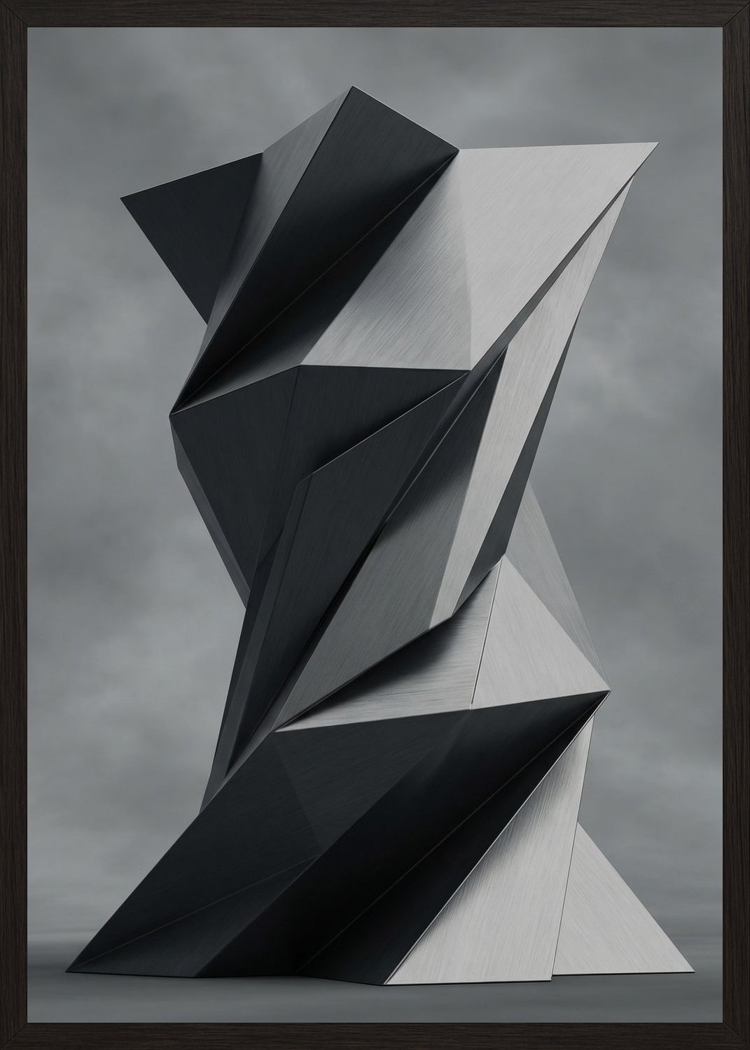 Poster in black frame