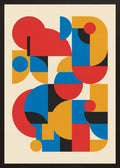Poster in black frame