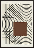 Poster in oak frame