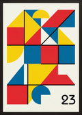 Poster in black frame