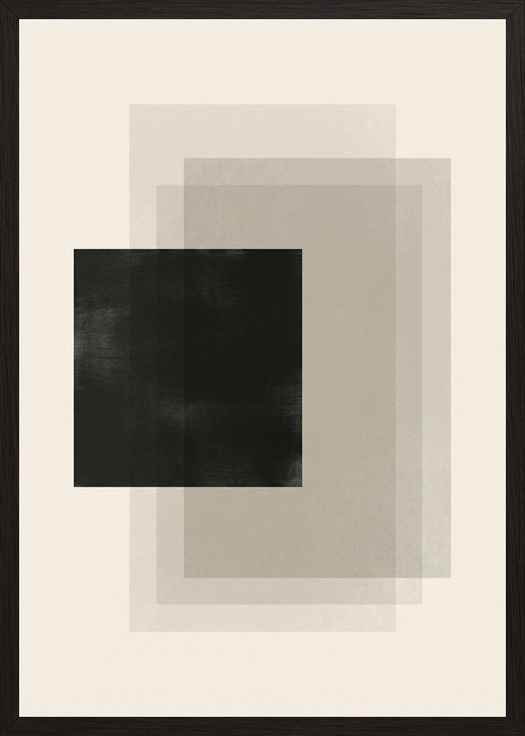 Poster in black frame