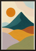 Poster in black frame