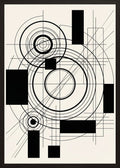 Poster in black frame